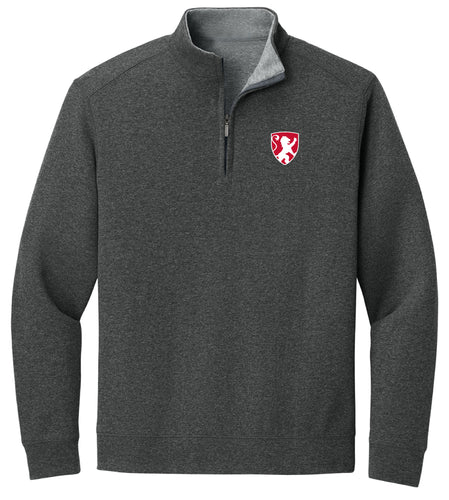 Adult Medium Grey 1/4 Zip Fleece