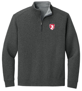 Adult Medium Grey 1/4 Zip Fleece