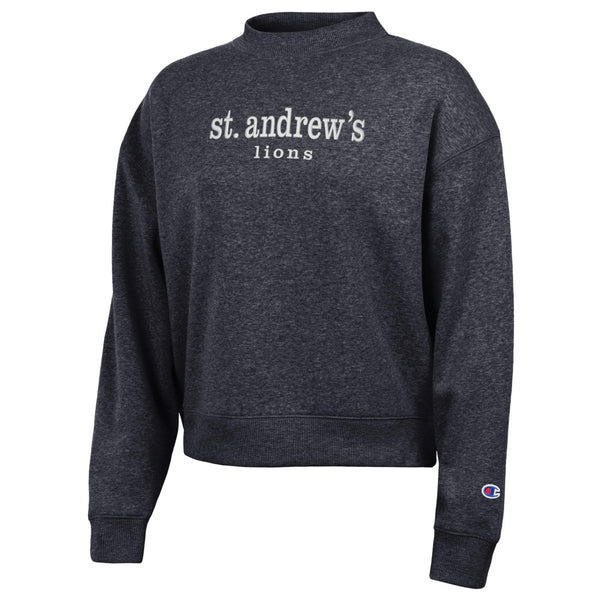 Women's Coal Champion Triumph Fleece Crew