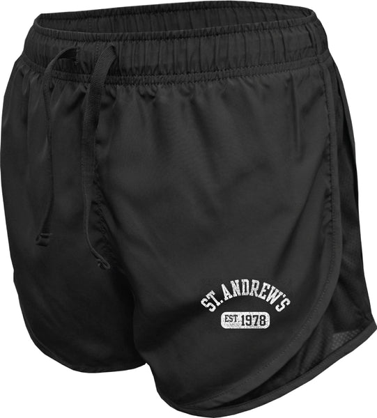 Girls ES Basic Black Running Shorts