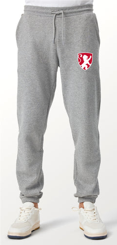 Adult Carbon Grey Elastic Bottom, Light Weight Sweatpants