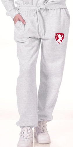 Adult Heather Ash Baggy Soft Sweatpants