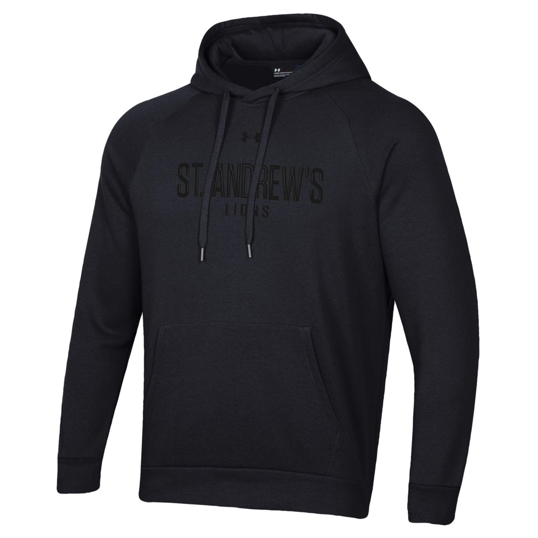 UA All Day Black w/Black Embroidered Hoodie