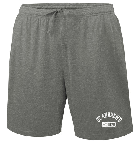 Mens Two Pocket Grey St. Andrew's Athletic Shorts