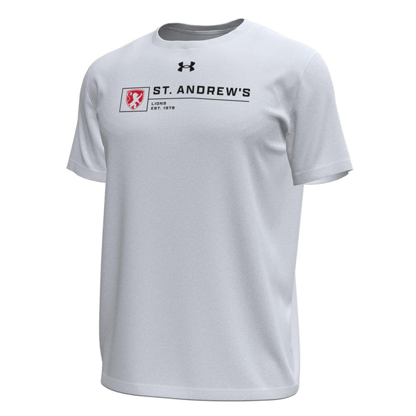 UA Men's Tech Stretch White T-Shirt