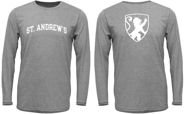 Youth Super Soft Steel Grey Cotton Long Sleeve Shirt