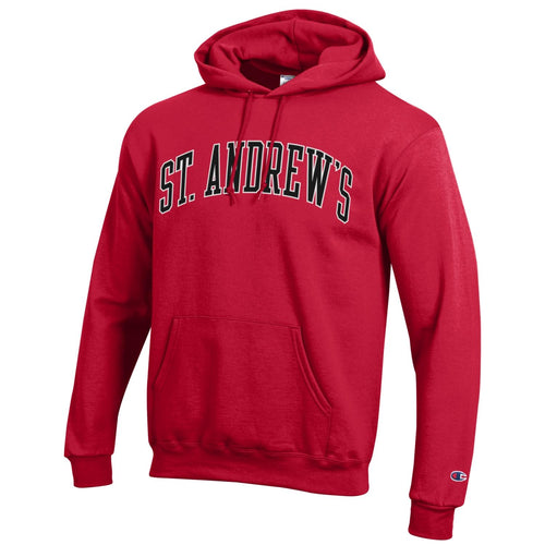 Champion Red Powerblend Hoodie