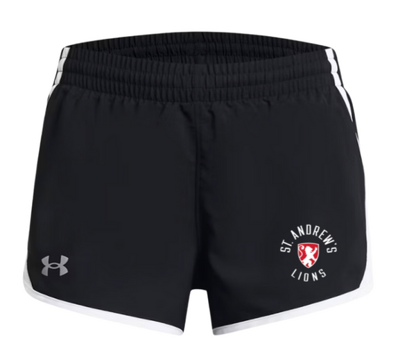 Girls Under Armour  "Fly By" Running Shorts