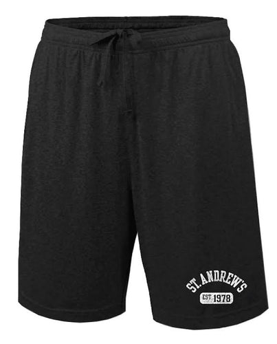 Boys Black Athletic Shorts (Established 1978)
