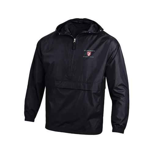 Youth Champion Pack N Go 1/4 Zip Jacket - Black