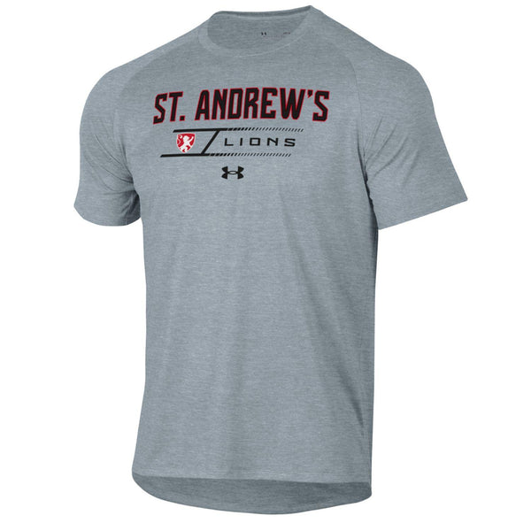 Adult UA True Grey Tech w/ Little Left Shield