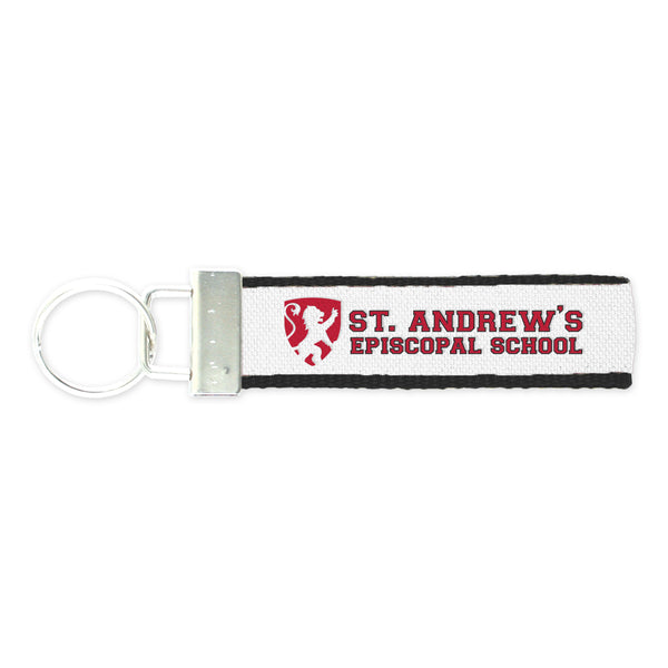 Embroidered St. Andrew's Key Strap