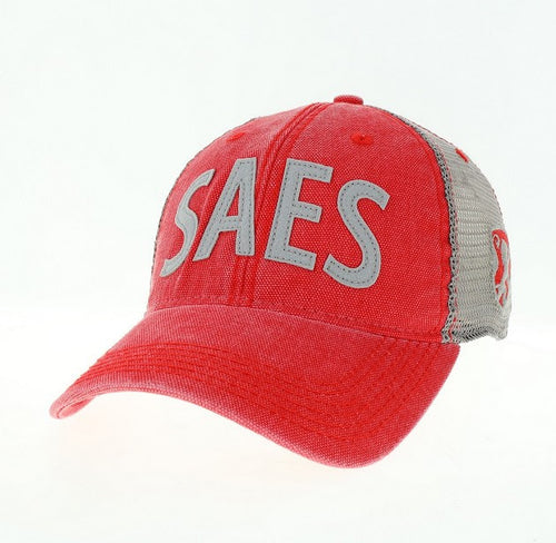 Red & Grey Dashboard Trucker Baseball Hat