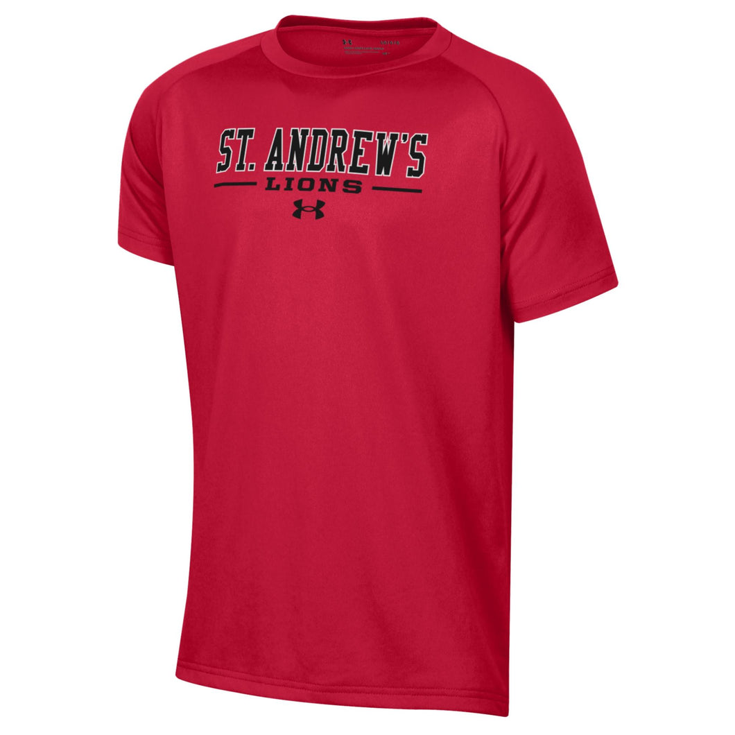 Youth UA Red Tech T-Shirt