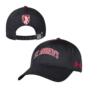 Under Armour Mens Washed Performance Cotton Adjustable Hat - Black