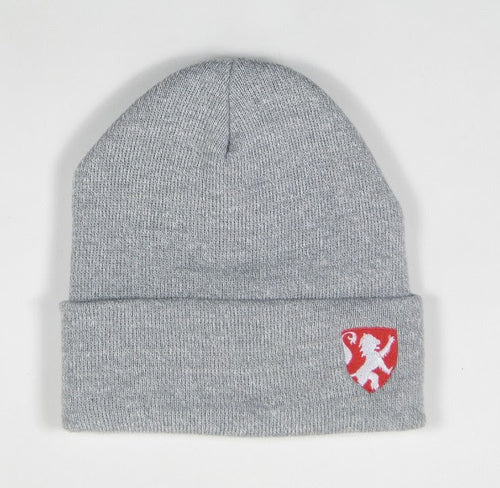 Grey Knit Winter Hat